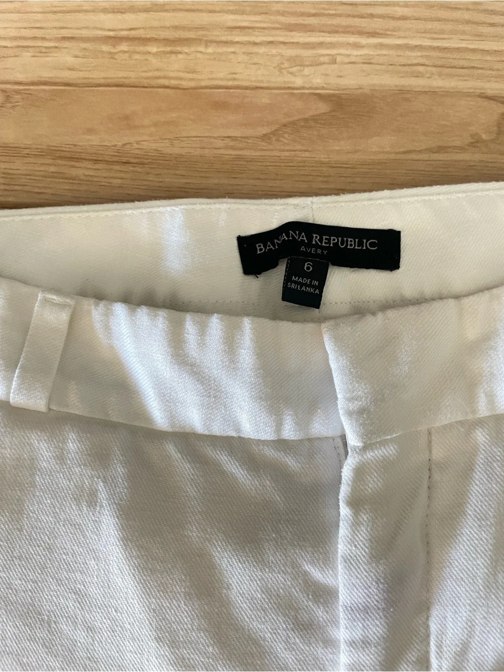 Banana Republic lightweight white
